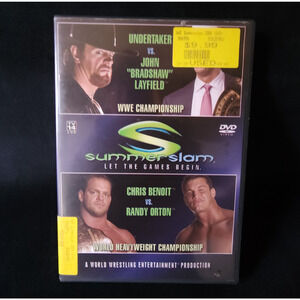 WWE SummerSlam Let The Game Begin 2004 DVD Benoit World Wrestling Championship